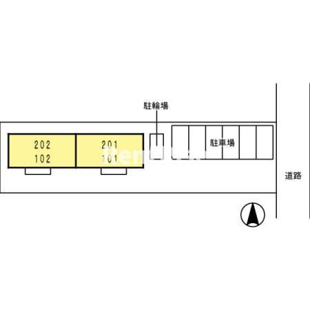 カーサノリタケの区画図