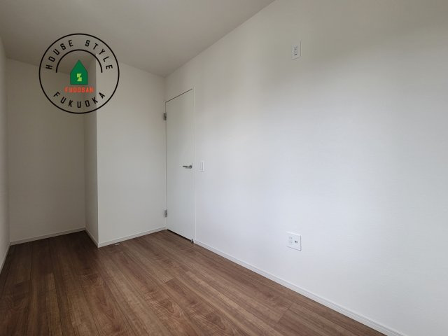 大野城市畑ケ坂第1-3棟（2号棟）　の和室|将来的に、琉球畳を引きまして和室風にすることも可能です。