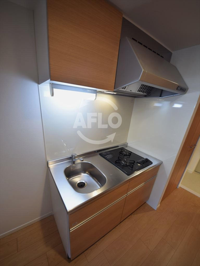 セイワパレス玉造駅前のキッチン|セイワパレス玉造駅前　2口ガスシステムキッチン