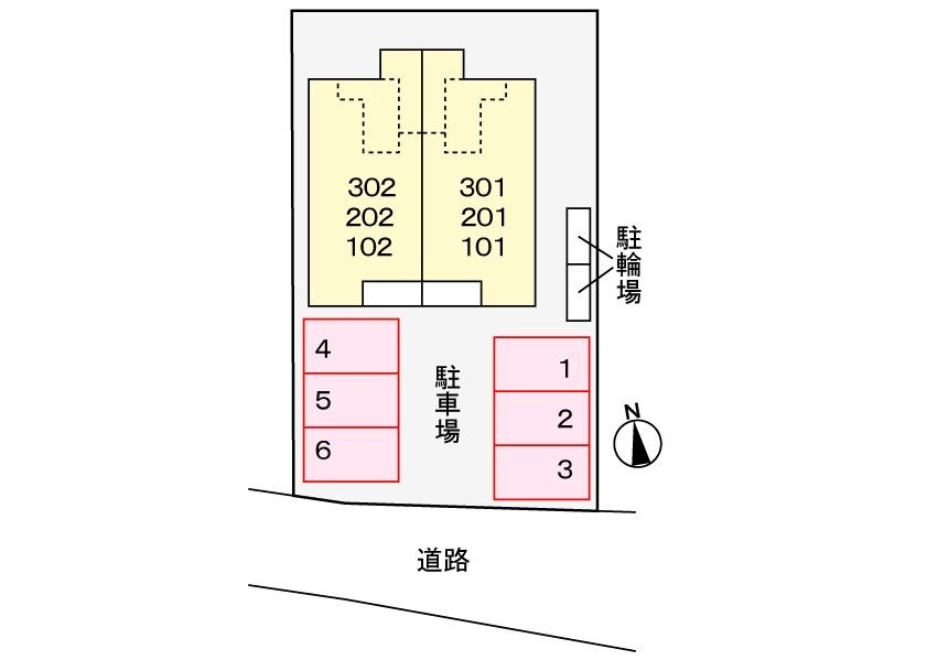 サニー本星の駐車場