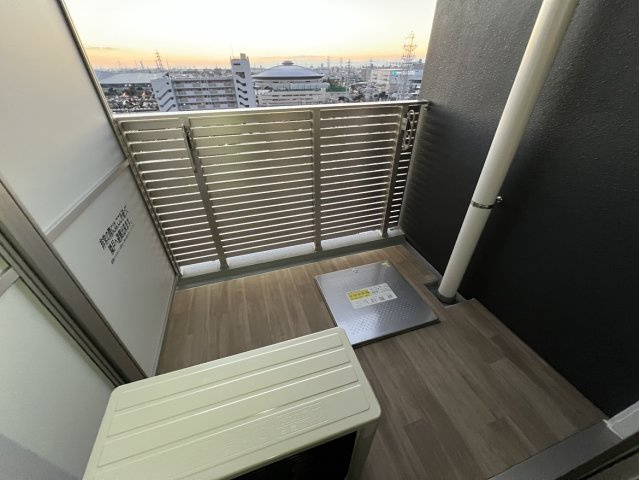 パルティール笠寺のバルコニー