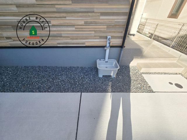 太宰府市高雄1丁目第2-1棟（1号棟）　の庭|お庭で自由な時間を過ごせます。