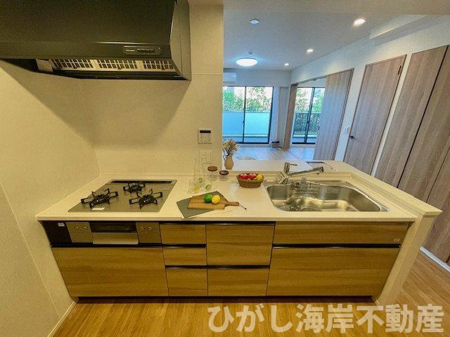 グレーシア湘南平塚海岸のキッチン|新規リフォーム完了！　システムキッチン