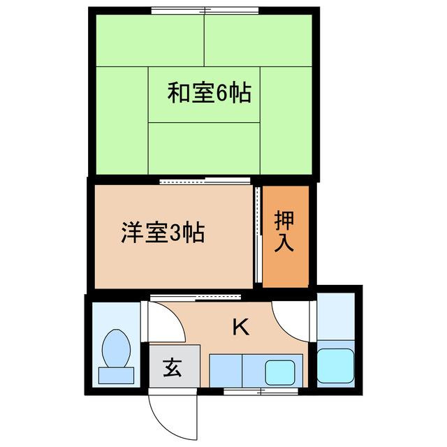 マルコ荘の間取り
