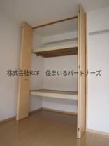 アンプルールB棟の収納|専用の収納スペースです