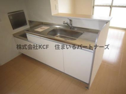 アルルA棟のキッチン|使いやすいキッチンです