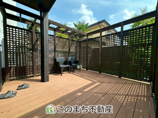 【展望】 | 大型のウッドデッキでゆったりとした休日をお過ごし下さい☆