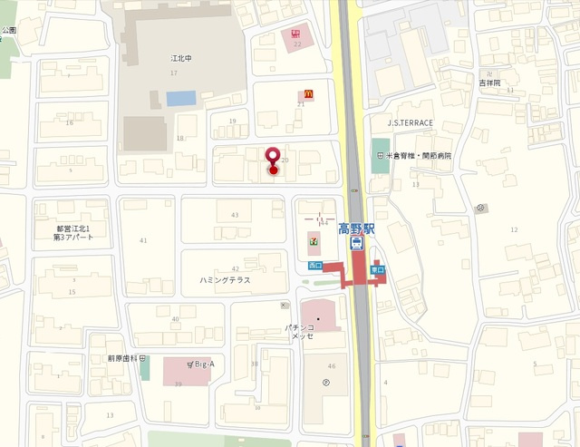 カーサ　セレノの地図|★案内図★