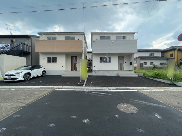 新築戸建・建売　福島市渡利字西ノ内　CRADLE GARDEN　全2棟の外観