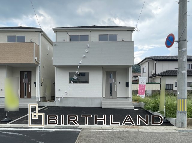 新築戸建・建売　福島市渡利字西ノ内　CRADLE GARDEN　全2棟の外観|＜1号棟＞制振装置搭載の地震に強い新築戸建！いつでもご内覧可能です！