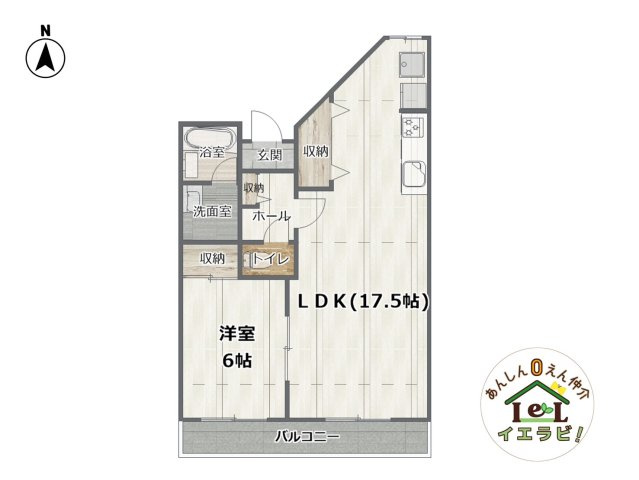 APAガーデンコート鳳西の間取り