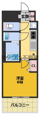 【間取り】 | プレサンス太閤通駅前デュプル | 間取りです。