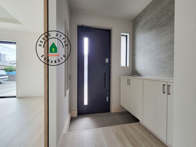 熊本市中央区帯山7丁目第1-2棟（2号棟）　の防犯設備|二重ロックでしっかり防犯対策ができます。