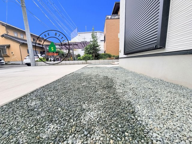 熊本市中央区帯山7丁目第1-2棟（1号棟）　の庭|お庭で自由な時間を過ごせます。