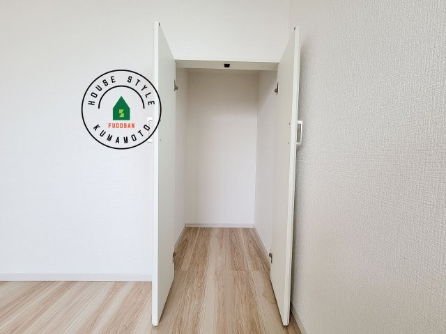 熊本市中央区帯山7丁目第1-2棟（1号棟）　の収納|収納には困りません。