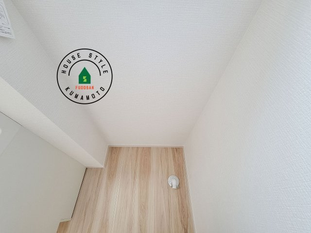 熊本市中央区帯山7丁目第1-2棟（1号棟）　のランドリースペース|ランドリースペースとなります。広々して有効的にご使用できます。 