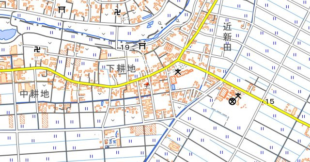 埼玉県加須市　戸建ての地図