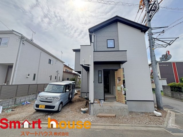 相模原市緑区相原　新築１棟の前面道路含む現地写真