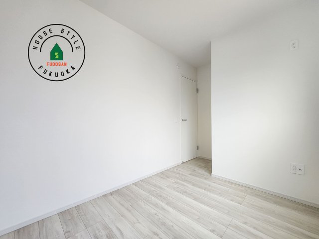 糟屋郡篠栗町和田2丁目第2-2棟（2号棟）　の和室|将来的に、琉球畳を引きまして和室風にすることも可能です。