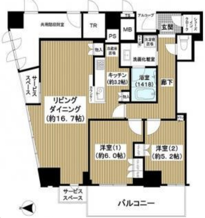 プラウドタワー北浜