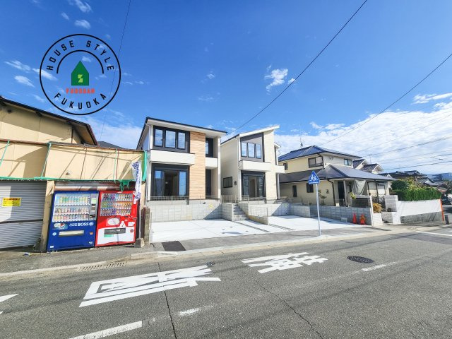 糟屋郡須恵町上須恵第7-2棟（1号棟）　の前面道路含む現地写真|見学の時間などお気軽にお問い合わせ下さい。