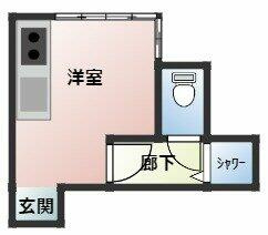 単身の方向けの間取りです！