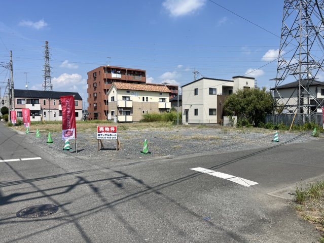 熊谷市箱田　建築条件無し売地の外観