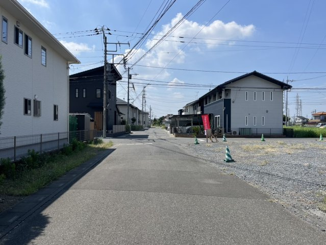 熊谷市箱田　建築条件無し売地の外観