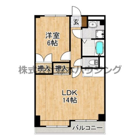 【間取り】 | 　ブランドールMIII