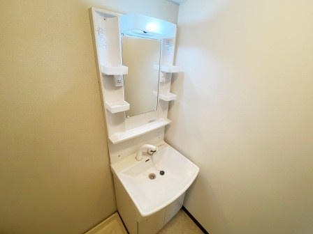 さいたま市桜区西堀３丁目の賃貸マンションの洗面所|ゆったりとスペースのある洗面所