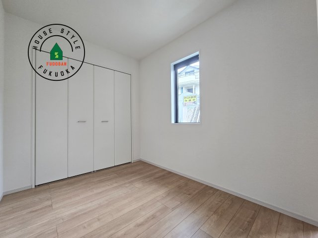 福岡市東区香住ヶ丘5丁目第1-1棟（1号棟）　の和室|将来的に、琉球畳を引きまして和室風にすることも可能です。