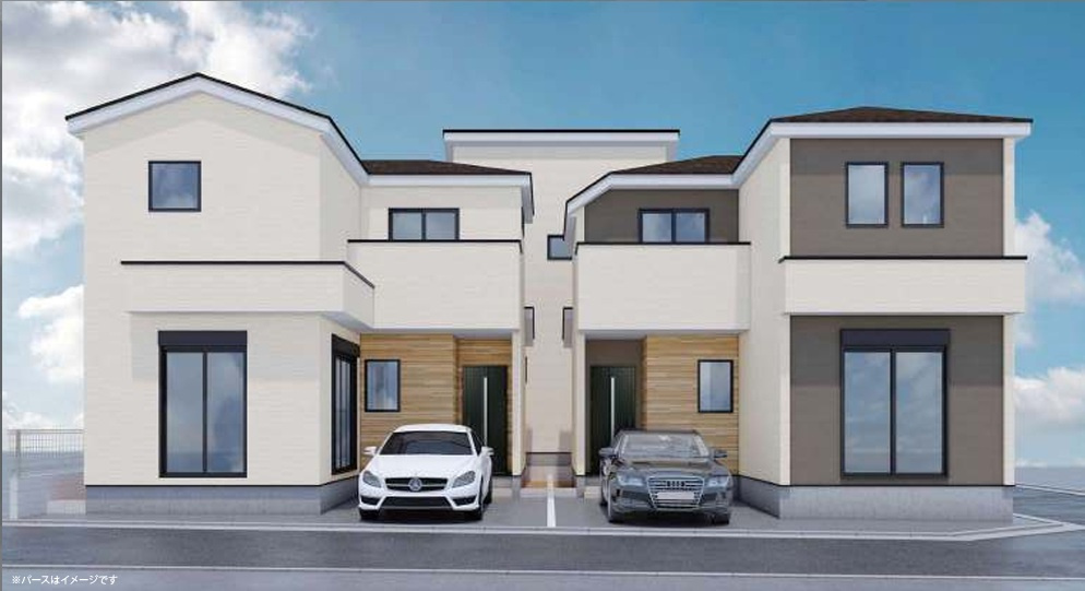 KEIAI GRACE 所沢市緑町12期　全3棟　の外観パース