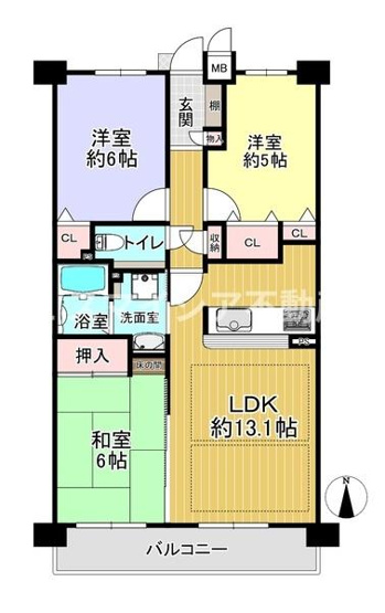【間取り】 | ランフォルセ枚方天の川