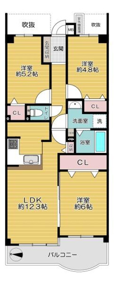 【間取り】 | コスモ鶴見緑地