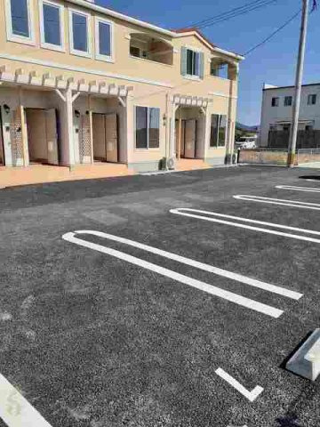 ティエンテの駐車場