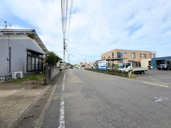 三佐　土地の前面道路含む現地写真|現地写真（2025年7月撮影）