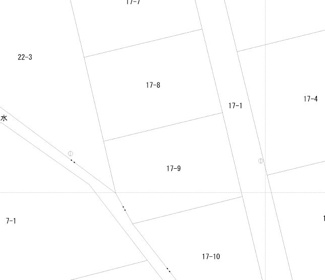 【土地図】 | 北秋田市鷹巣字上家下17-8