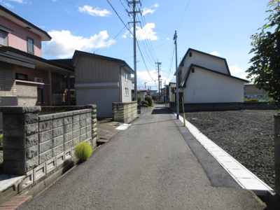 【前面道路含む現地写真】 | 北秋田市鷹巣字上家下17-8