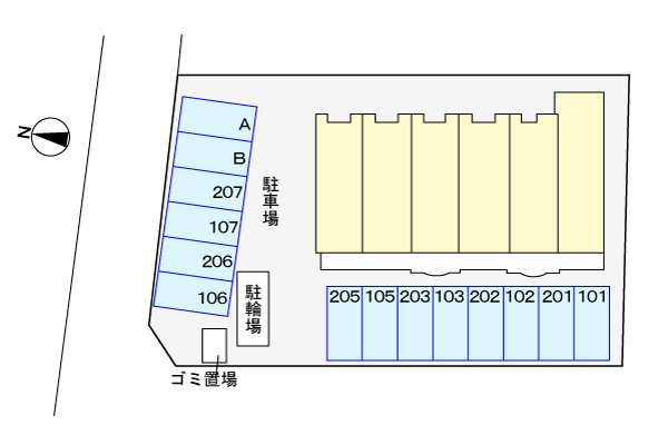 プラネットCの区画図