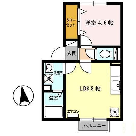 クァトロカーサ　Ⅱの区画図