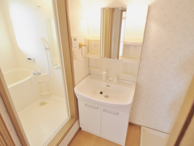 ソレイユタツノの洗面所