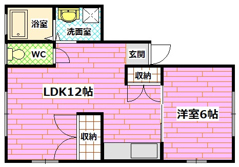 ソレイユタツノの間取り
