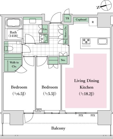 パークコート浜離宮ザタワーの間取り