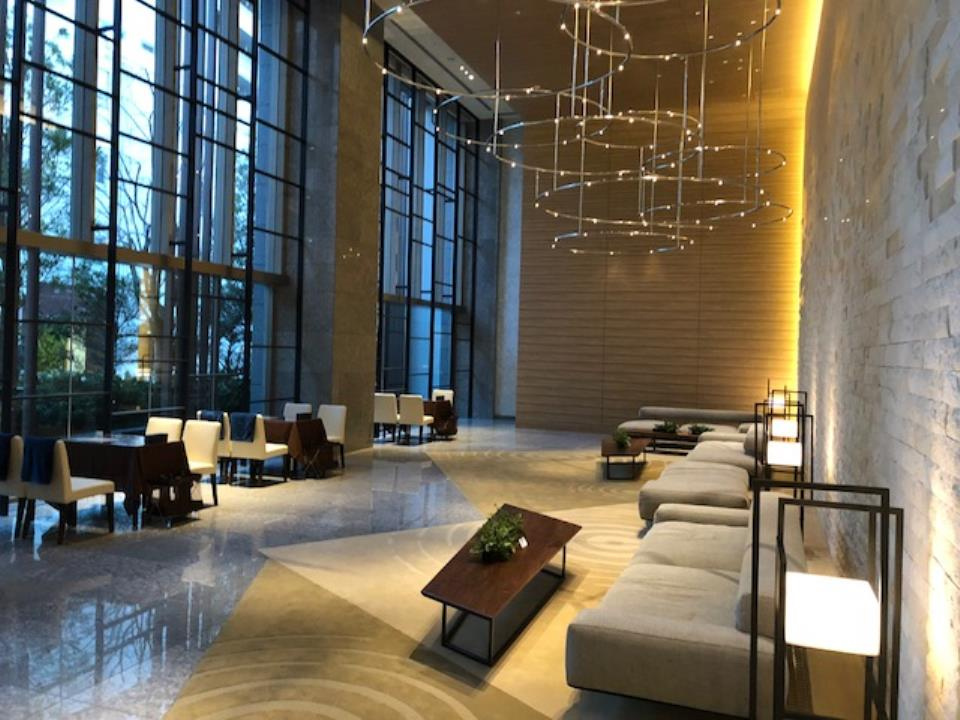 パークコート浜離宮ザタワーのロビー