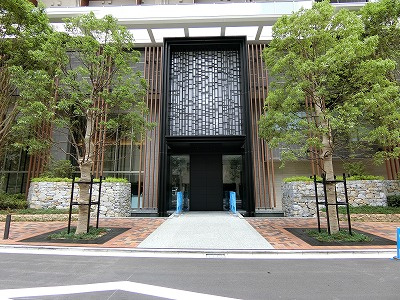 パークコート浜離宮ザタワーのエントランス