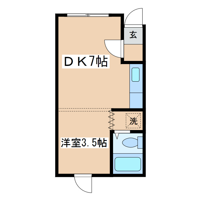 パークサイドＺの間取り