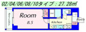 【間取り】 | 1Kです