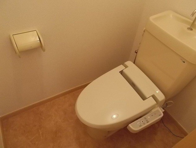 【トイレ】 | グリーンヒルズＢ | ゆったりとした空間のトイレです