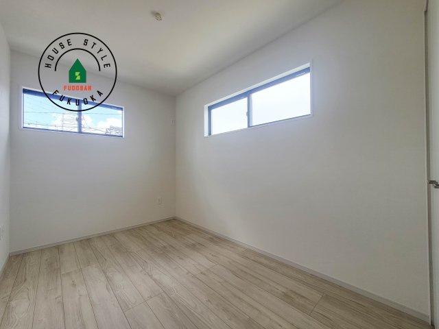 福岡市南区老司5丁目第5-1棟（1号棟）　の洋室|採光良好な洋室は全居室、複層ガラスの遮熱効果と断熱効果で、一年中快適に過ごせます。