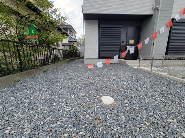 筑紫野市筑紫駅前通2丁目第1-1棟（1号棟）　の庭|お庭で自由な時間を過ごせます。